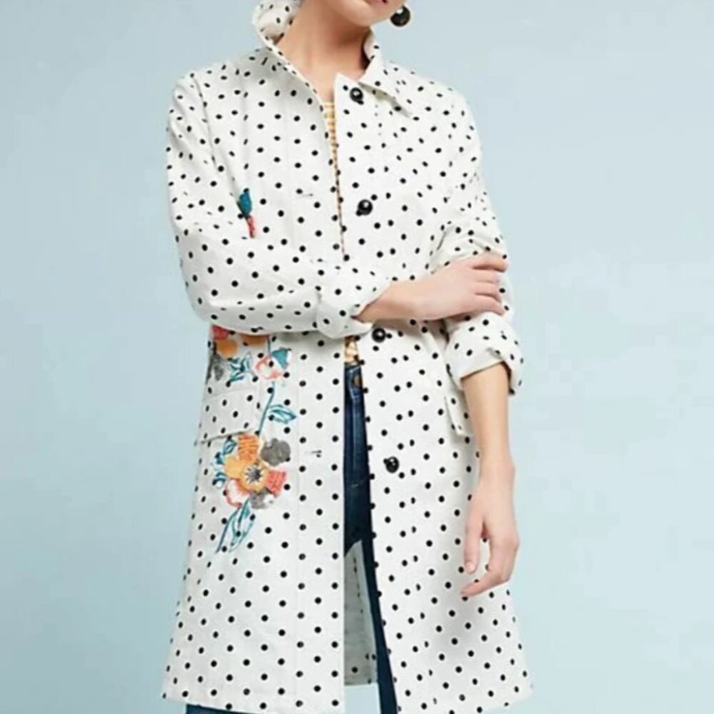 Anthropologie polka-dot Jacket